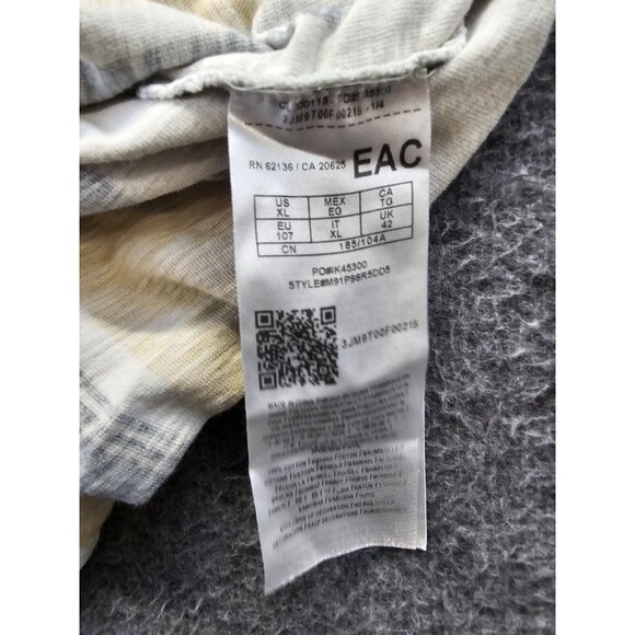 Guess Originals Vertical Striped T Shirt Mens XL Guess Los Angeles - Picture 8 of 8